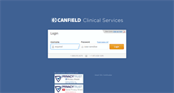 Desktop Screenshot of clinicalservices.canfieldsci.com